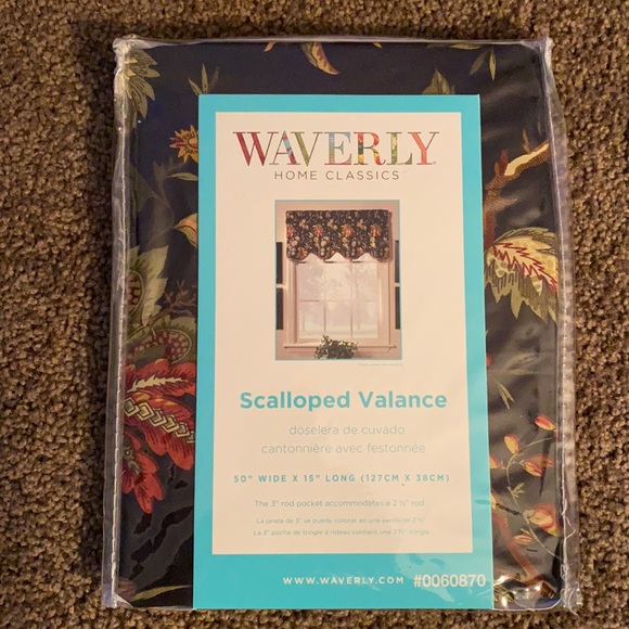 Waverly Other Waverly Floral Scalloped Valances Poshmark